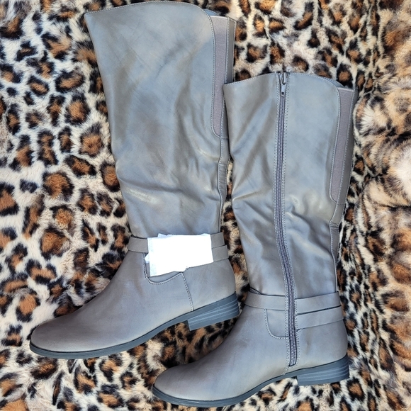 Style & Co. Fabric Closed Toe Knee High Fashion Boots  Sz 5 - Picture 13 of 13